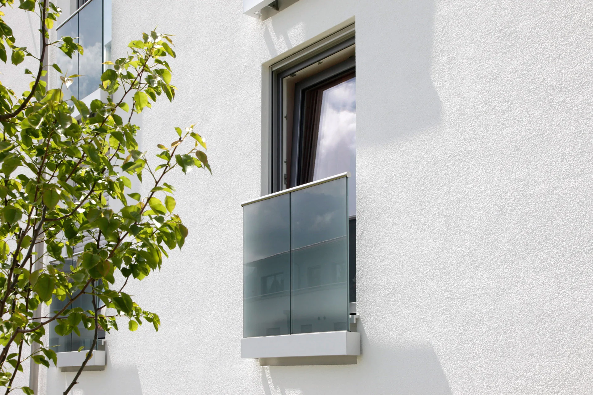 Absturzsicherung mit VSG-Bruestungsglas
